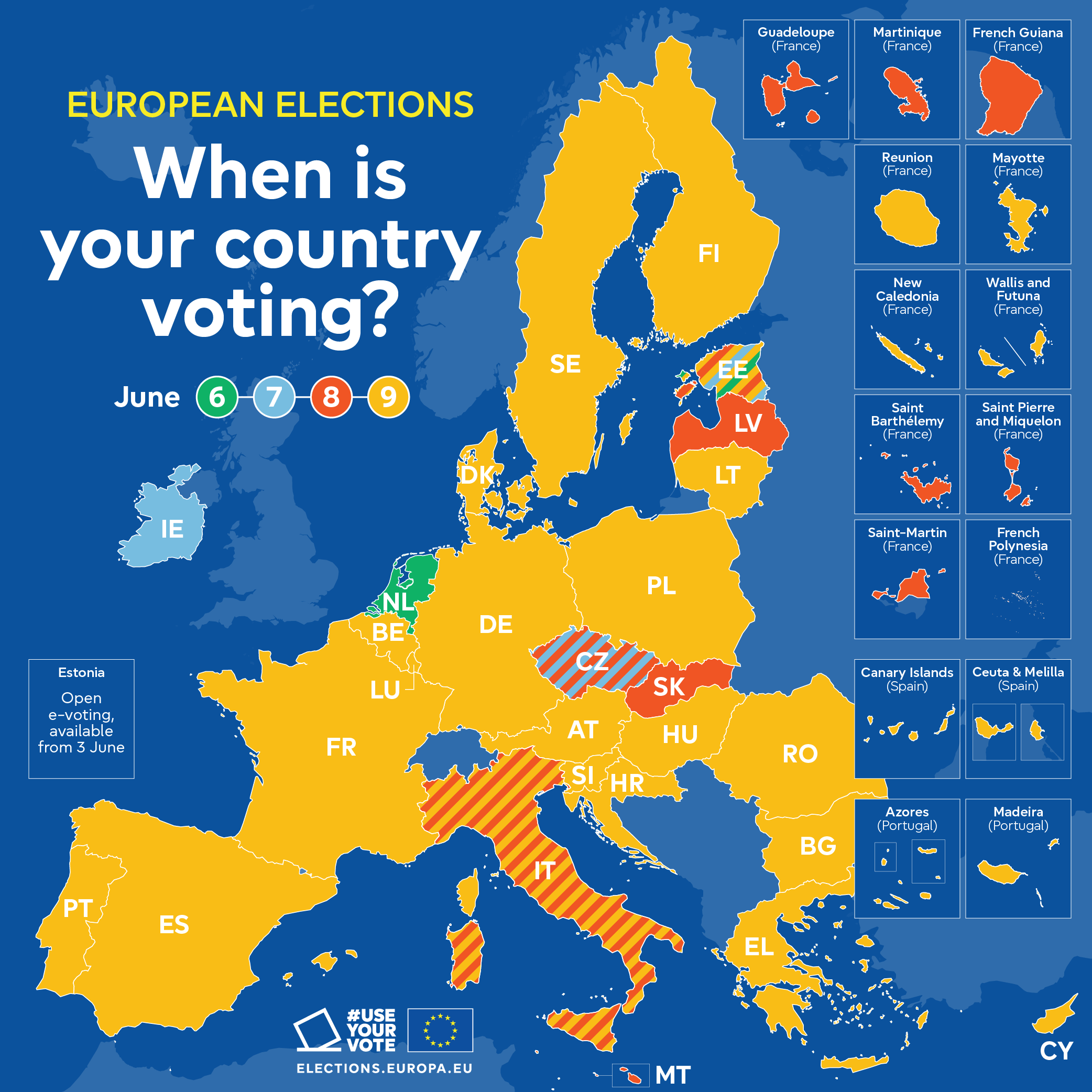 Map European elections 2024