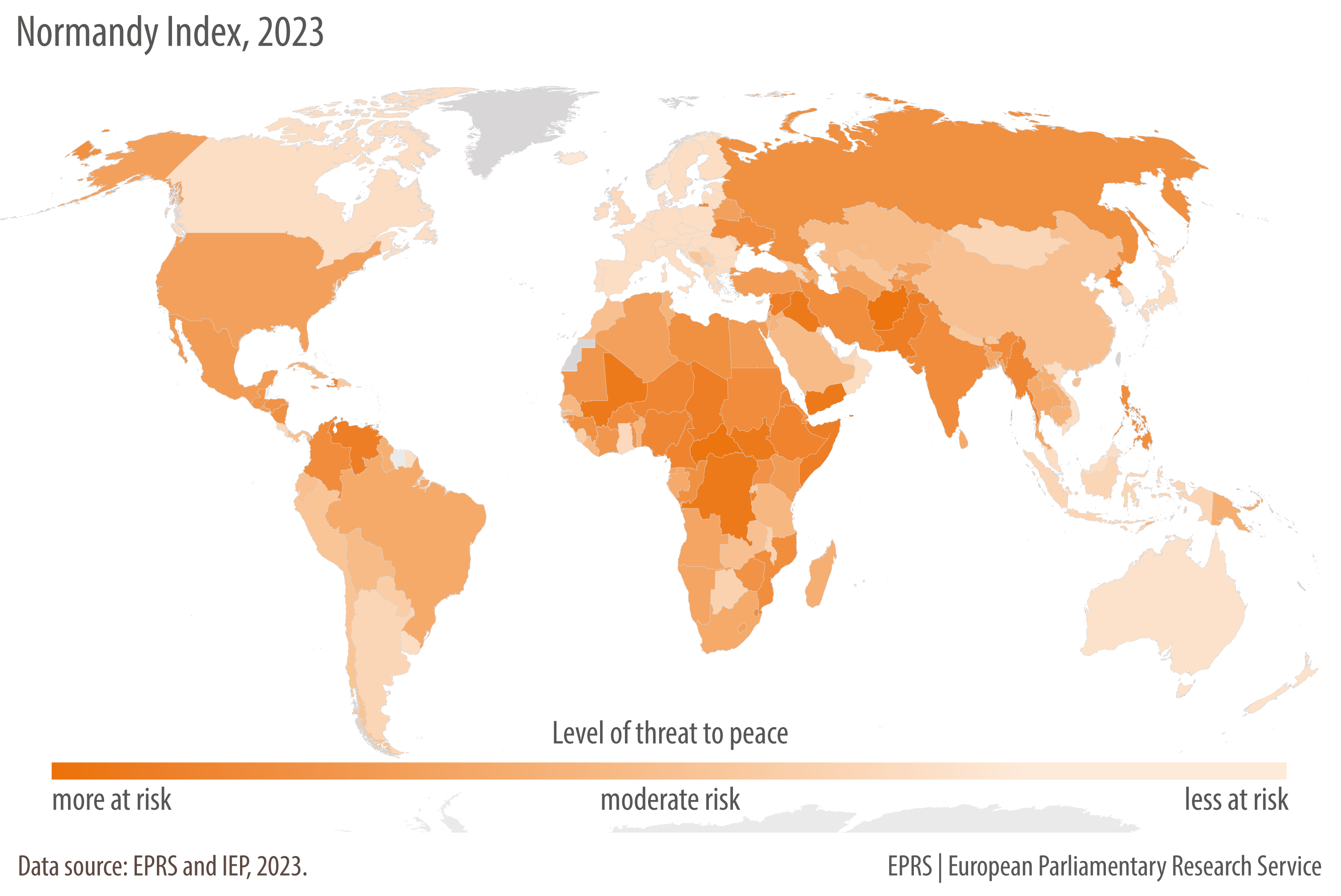 Mapping threats to peace and democracy worldwide: Normandy Index 2023
