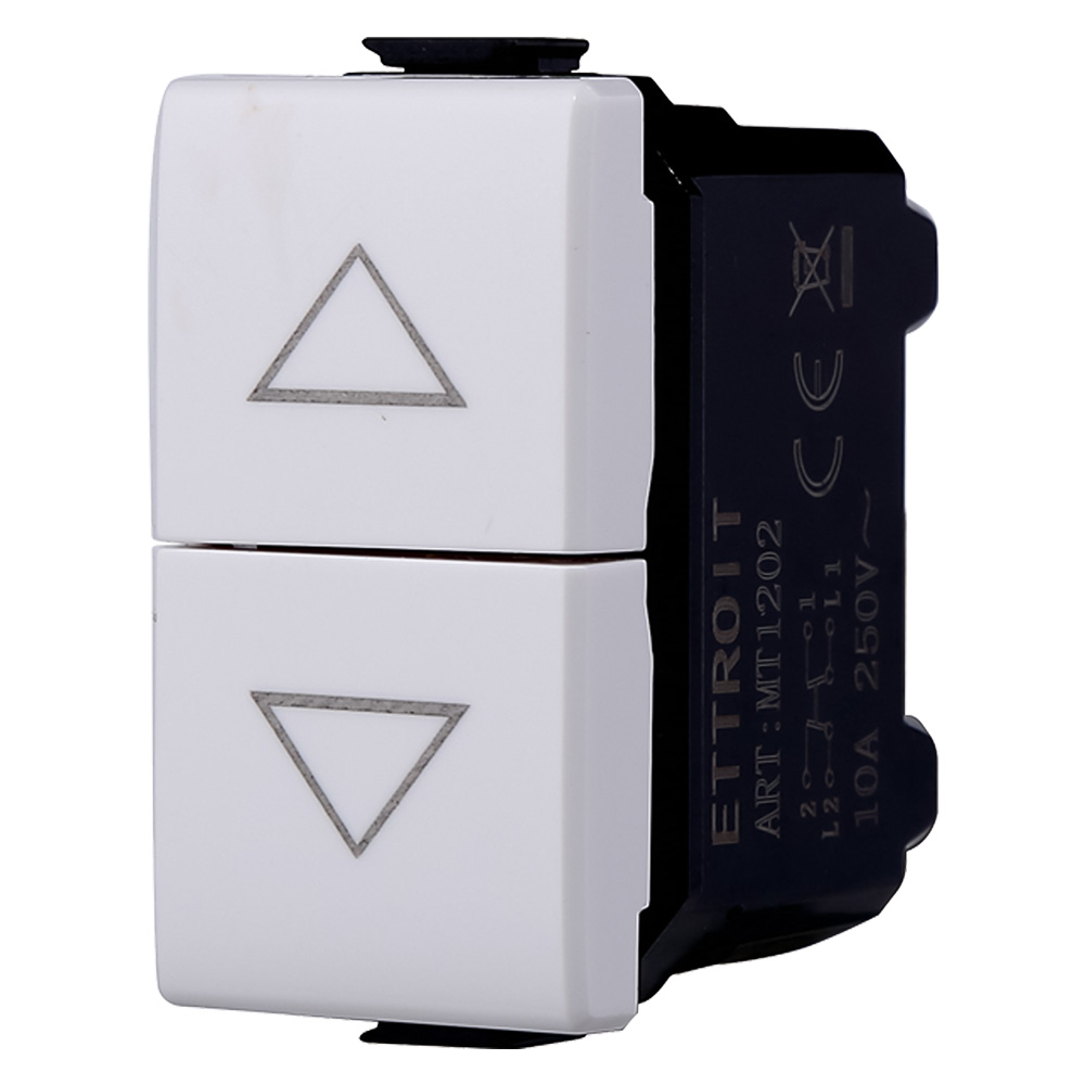 INTERRUTTORE DOPPIO serie 'SOLAR' - mod. 1P+1P 16A