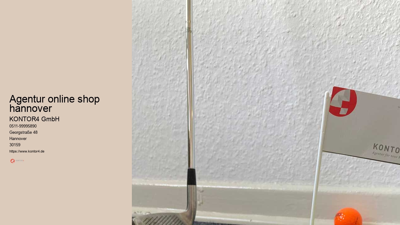 agentur online shop hannover