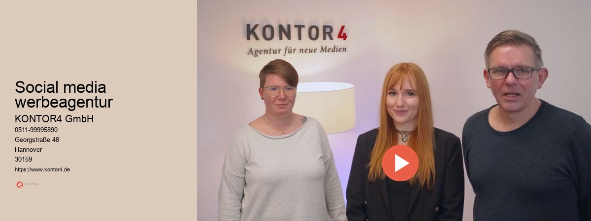 social media werbeagentur
